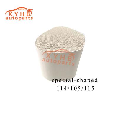 China Ceramic Carrier Anisotropic High Quality Three Way Catalytic Filter Element Euro 1-5 Model 114/105/115 for sale