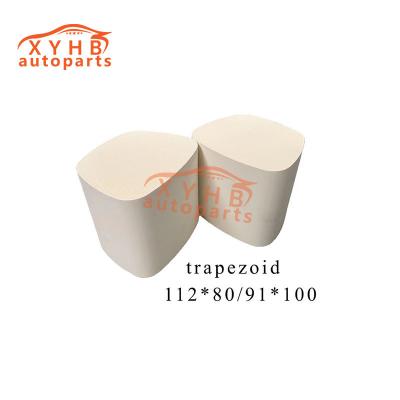 China Ceramic Carrier High Quality Three Way Catalytic Filter Element Euro 1-5 Model 112 X 80 91 X 100 for sale