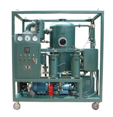 China Double Efficient Vacuum Oil Purifier Degassing Regeneration Vacuum Cleaning System for sale