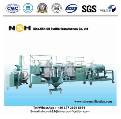 China Planta GER Series 10000L de la regeneración del residuo de 192 kilovatios/filtración de la precisión de H en venta