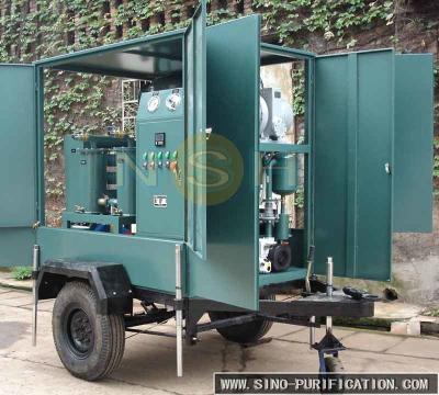 China Fase dobro de isolamento 150KW automático do purificador de óleo do vácuo com cerco à venda