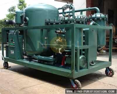 China Degassing Dehydration Vacuum Turbine Oil Purifier 18000L / h Large Capacity for sale