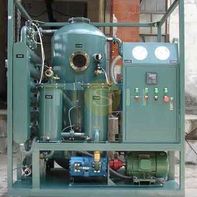 China 6000L / H Degassing Vacuum Transformer Oil Purifier Single Stage Mechanical for sale