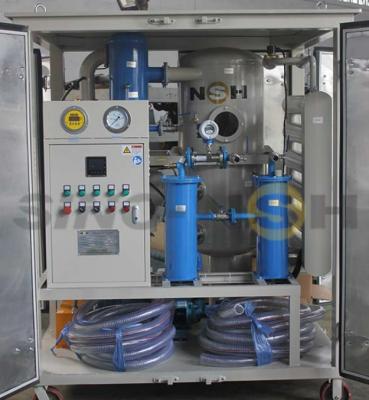 China 4000L/H Dehydration Transformer Oil Purifier Machine System Aluminum Enclosure Shield for sale