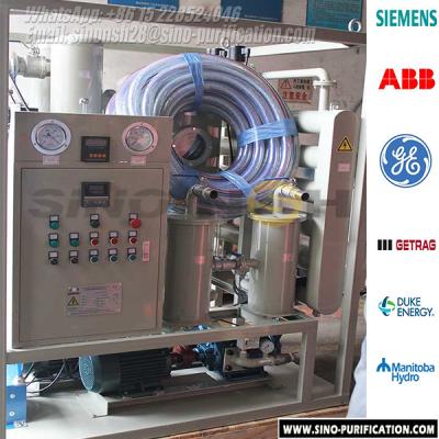 China High Vacuum Dewatering Transformer Oil Purifier Stationary Type 30KW 1500mm for sale