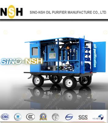 China vácuo móvel inteligente 132KW da fase dobro do purificador de óleo do transformador 12000Liter/Hour à venda