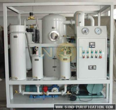 China Vacuum Evacuation Transformer Oil Filtration Plant , Double Stage Oil Purifier Machine for sale
