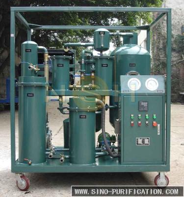 China Easy Handling Lube Oil Purification System , 3P Lube Oil Purification Machine for sale