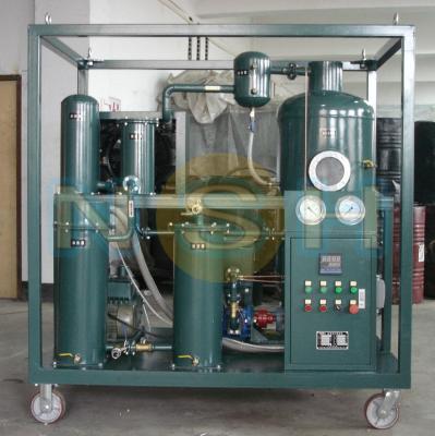 Cina Sistema del purificatore dell'olio lubrificante di tecnologia del vuoto, circuito di lubrificazione del lubrificante della turbina di disidratazione in vendita