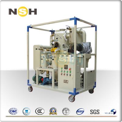 China Vacuum Mobile Transformer Oil Purifier Plant / Insulating Oil Portable Oil Purifier for sale