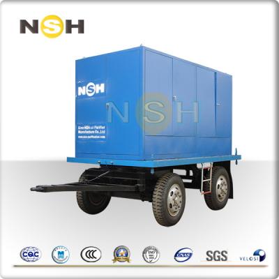 China Water Gas Transformer Oil Purification Plant Trailer Mounted Double Axle Cargo for sale