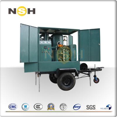China Mobile Trailer Insulation Oil Purifier Transformer Oil Filtration Plant Trolley Mounted for sale