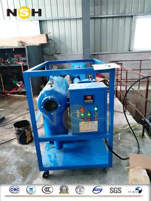 China Micro Filtration Turbine Oil Purifier Vacuum Dehydration Degasification Machine for sale