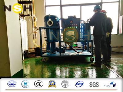 China Máquina de la filtración del aceite de la turbina de 6 grados, sistema del vacío de la turbina de la alta precisión en venta