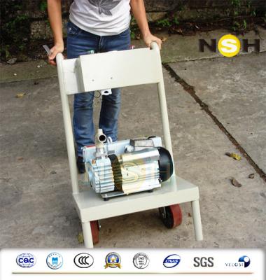 China Tipo fácil movible portátil de la cubierta del estante de la operación de la sola etapa de la unidad de la bomba de vacío en venta