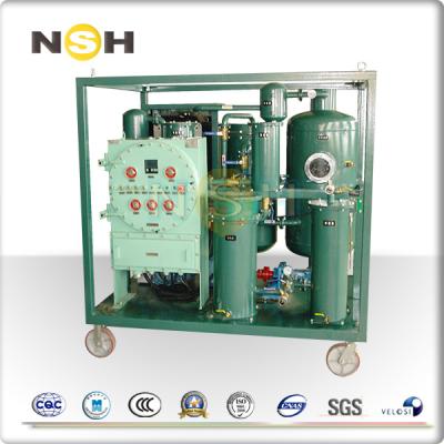 China Filtrations-Maschinen-kundenspezifische Farbbewegliche Art des Hydrauliköl-380V/3P/50Hz mit Anhänger zu verkaufen