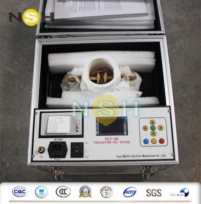China 80KV / 100KV Insulating Oil Testing Equipment Transformer Oil BDV Tester for sale