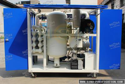 China Safe Vacuum Oil Purifier Machine 50LPM Vacuum Dehydrator Oil Purification System for sale