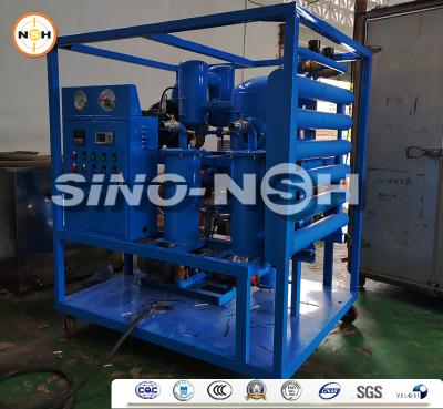 China Vacuum Transformer Oil Filtration Machine Treatment Plant / Insulating Oil Portable Oil Purifier for sale