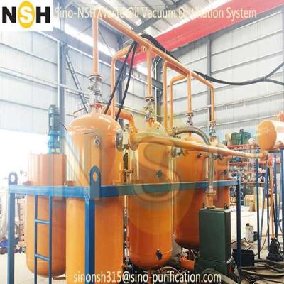 China Remove Impurities Waste Oil Recycling Plant Vacuum Distillation Equipment for sale