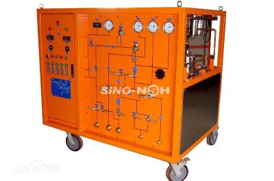 中国 充満真空の油純化器をリサイクルする220KV SF6のガスは空冷の水分を取り除いた 販売のため