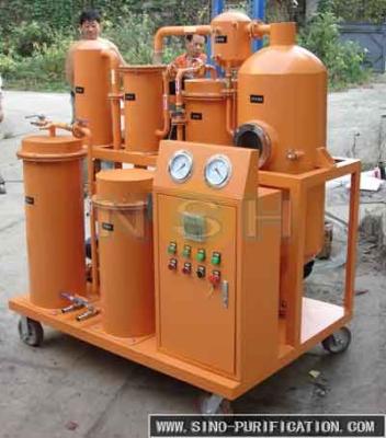 China Power Station Hydraulic Vacuum Oil Purifier Lubricant Oil Purification Equipment for sale