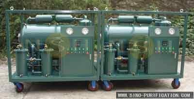 China Vacuum Lubricating Oil Purifier 1200L/H Insulation Oil Purification System for sale