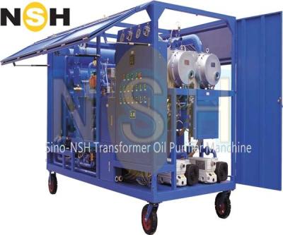 Chine Machine de régénération d'huile du transformateur 18000LPH avec la remorque à vendre