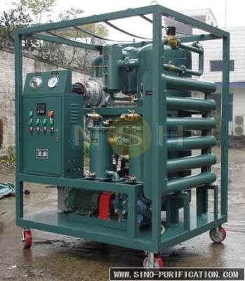 中国 100kW高圧9000L/H二重段階の真空の絶縁材の油純化器 販売のため