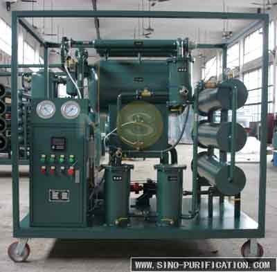 China With Level Detector Oil Tester 11kw 600L/H Vacuum Transformer Oil Purifier for sale