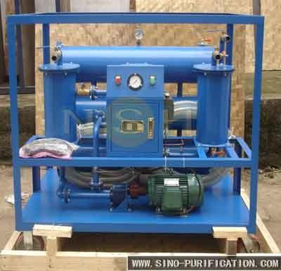 China PLC 1.5kW Portable Oil Purifier 6000L/H Vacuum Transformer Oil Purifier for sale
