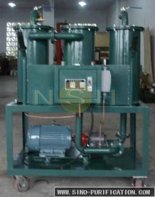 China Trailer 3kw Dehydration Lubrication Oil Purifier 100L/H for sale