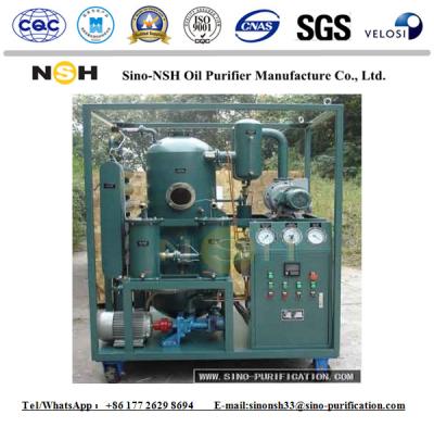 中国 二重段階75KWの変圧器の油純化器の植物1800L/Hの真空ろ過機械 販売のため