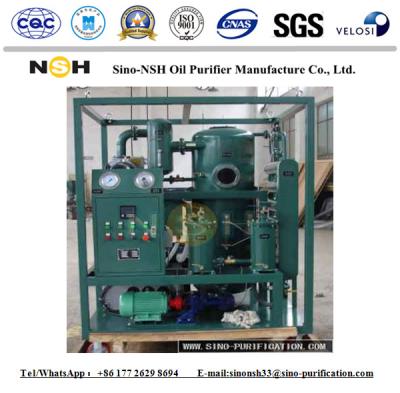 China Máquina 300L/Min Double Stage de la filtración del aceite del transformador del vacío en venta