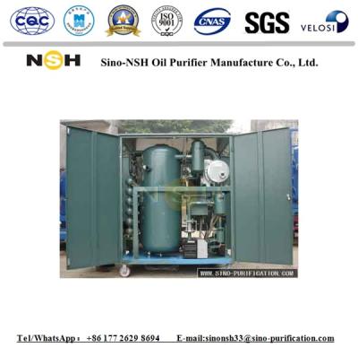 China Vacuum Transformer Oil Filtration Machine 30L / Min Dehydration Plant for sale