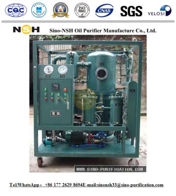 Chine Double machine 40Kw de traitement du filtre à huile de transformateur de vide d'étape 3000L/H à vendre