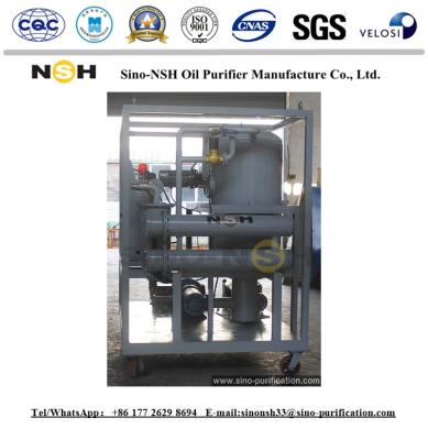 China Low Noise Transformer Oil Purifiert 685 KG Vacuum Oil Regeneration Plant for sale