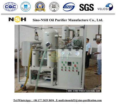 China Vacuum Transformer Oil Purifier Machine Double Stage 6000L/H Oil Regeneration Plant for sale