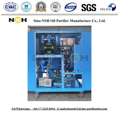 China Sistema del purificador del vacío del equipo de la filtración del aceite del transformador de 9000 l./h en venta