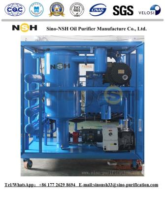 China sistema del purificador del vacío de la filtración de la máquina 132KW de la regeneración del aceite del transformador 12000l/H en venta