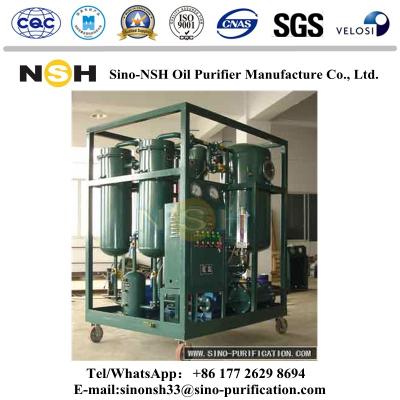 China Vacuum 3000L / H Turbine Oil Purifier Filtration Machine 34KW Carbon Steel for sale