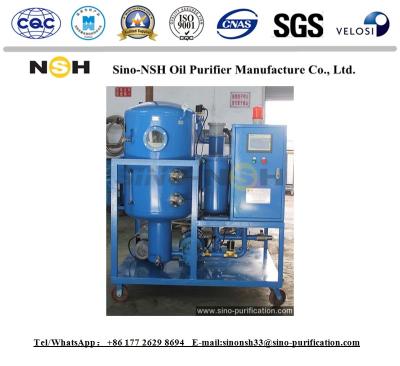 China Filtración de la precisión del sistema GER Series 53W del purificador de aceite de la turbina 6000L/H en venta