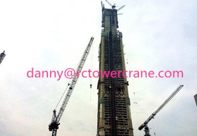 China Luffing Tower Crane Jib 45m Crane RCD4522 Max 8t Export To Turkey for sale