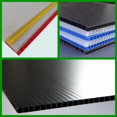 China ESD PP Hollow Sheet ESD PP Corrugated Sheet Waterproof PP Correx Corrugated for sale