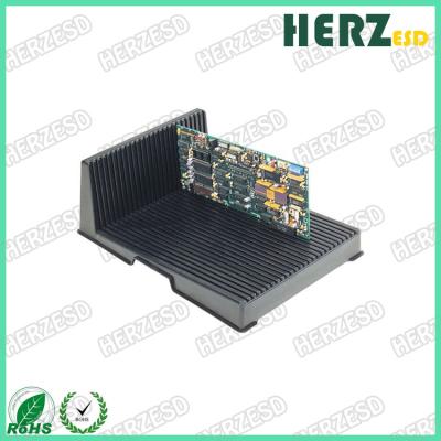 中国 L Type ESD PCB Holder Rack Antistatic PCB Storage Rack 25 Slots 販売のため
