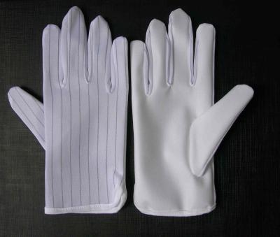 China Inspection Cotton ESD Hand Gloves Antistatic For Electronic Production Line zu verkaufen