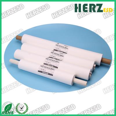 China Cleanroom SMT Wiping Paper Stencil Roll Cleaning Paper For Electronic Product Line en venta