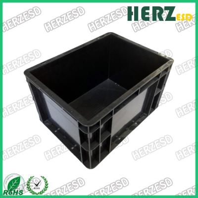 China Plastic Antistatic Container Tray Boxes Electronic Components PCB Parts Box for sale