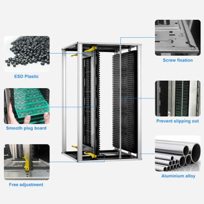 China ESD SMT Magazine Rack for PCB Assembly PCB ESD magazine rack zu verkaufen