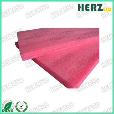 China EPE Material Pink Anti Static Foam , Pink ESD Foam Density 20kg/M3 For Thermal Insulating for sale